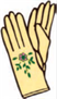 Title: Gardening gloves - Description: Illustration of a pair of gardening gloves.